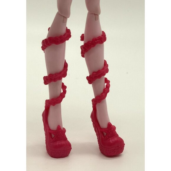 Monster High Doll Lagoona Blue Dance Class Pink Wrap Shoe Heels Starfish - Picture 1 of 3